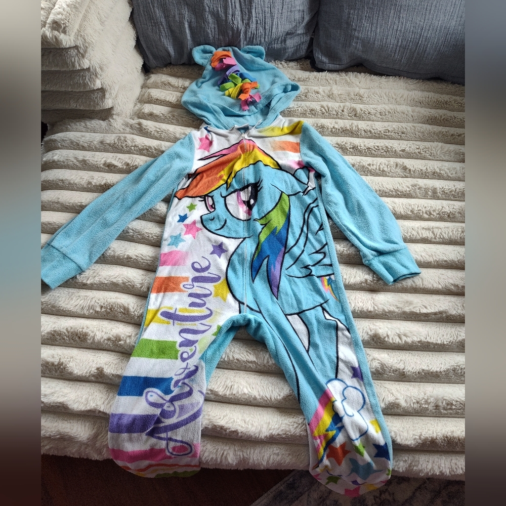 My Little Pony Blue Rainbow Kids Footie